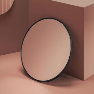 Зеркало Artceram Lord ACS016 17 в металлической раме с LED-подсветкой и сенсорным выключателем черное